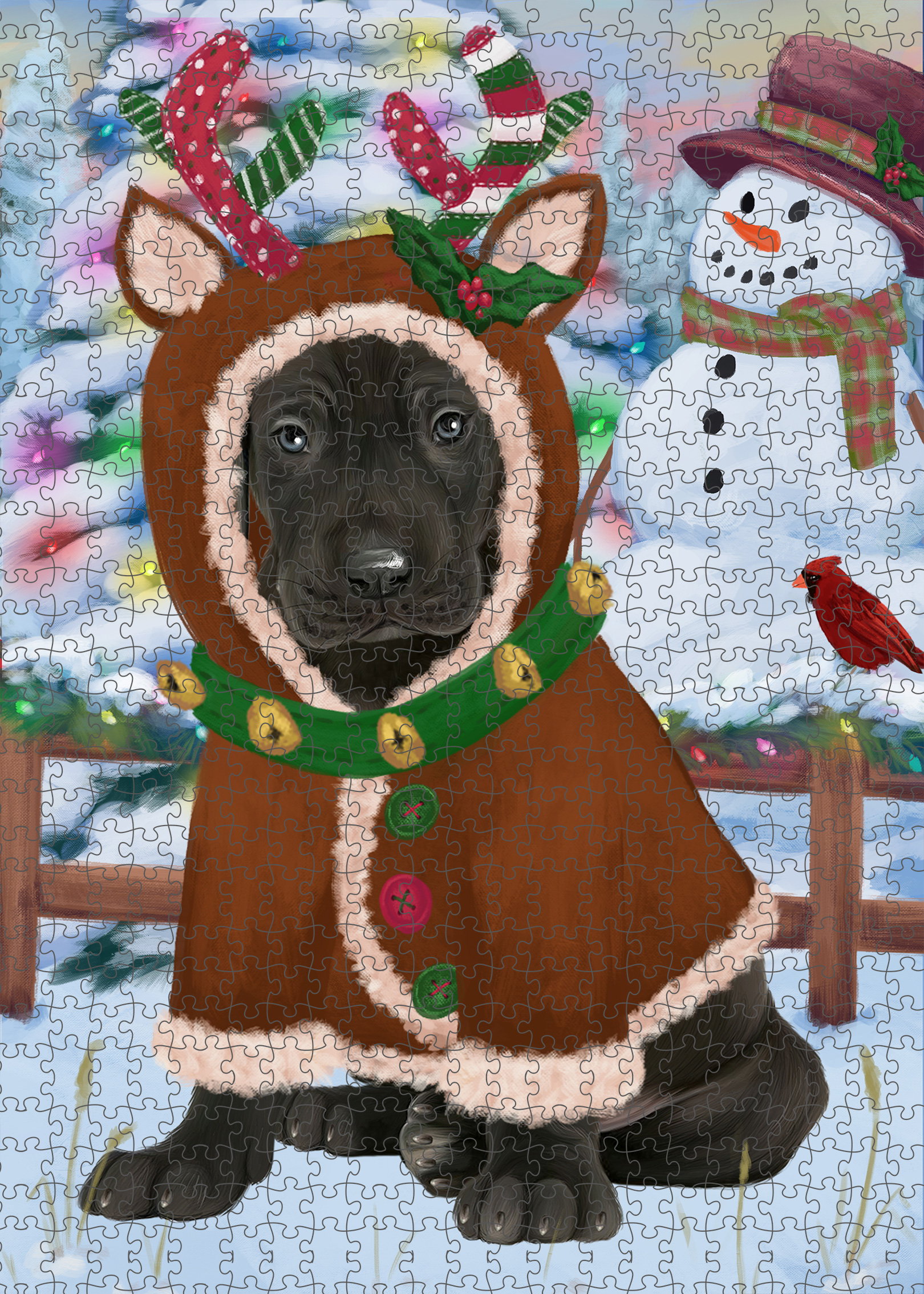 Great Dane Jigsaw Puzzle for Adults Interlocking Games Christmas Dog Gift NWT - Picture 31 of 52