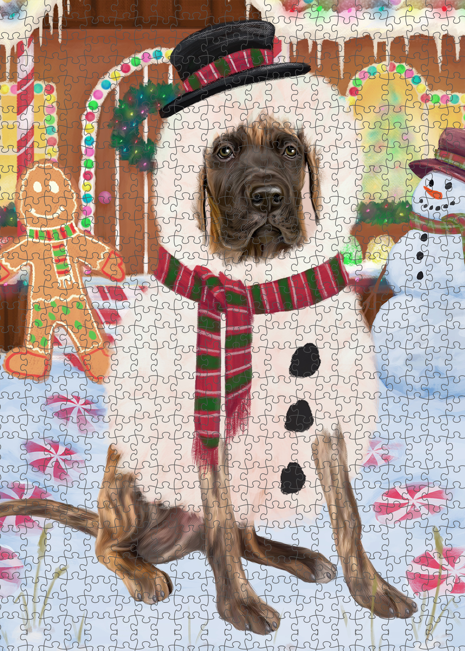 Great Dane Jigsaw Puzzle for Adults Interlocking Games Christmas Dog Gift NWT - Picture 29 of 52