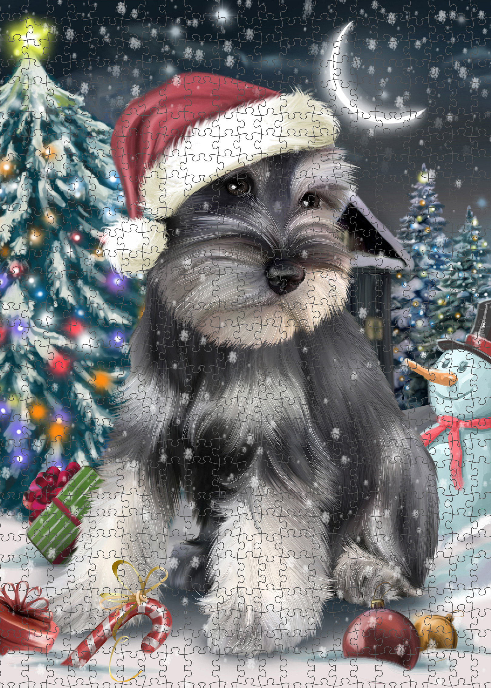 Schnauzer Jigsaw Puzzle for Adults Interlocking Games Christmas Dog Gift NWT - Picture 14 of 53