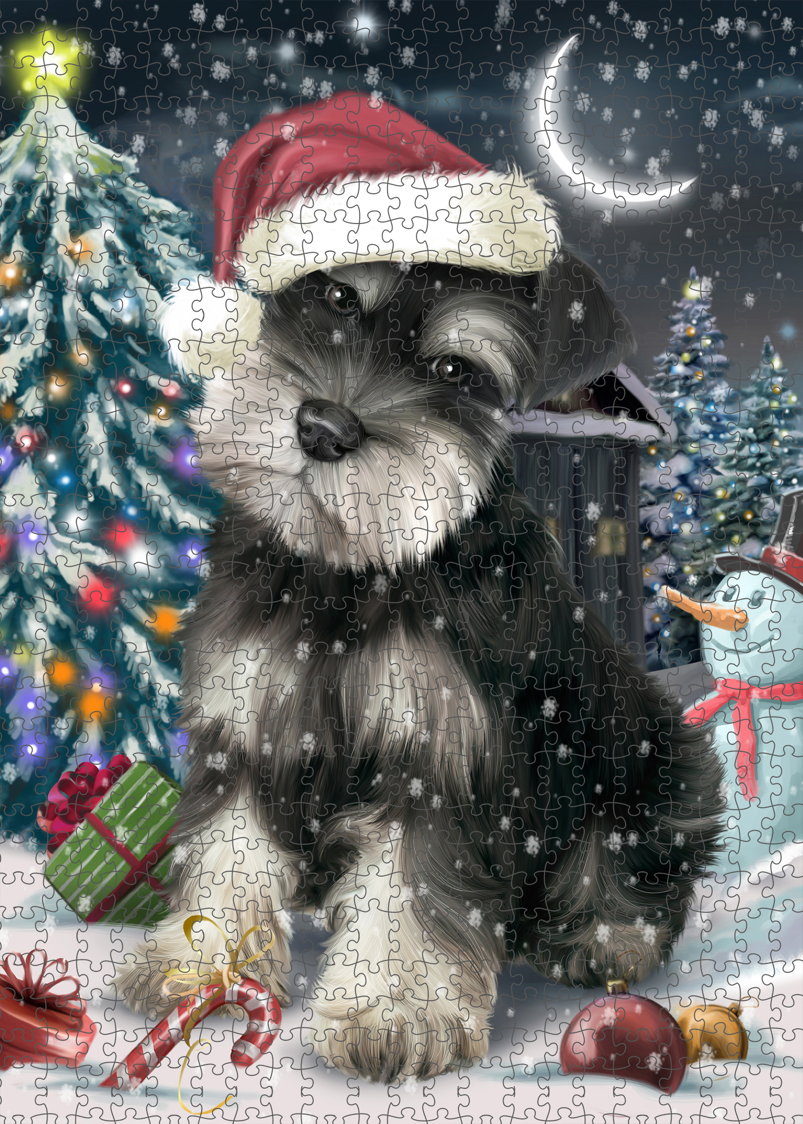 Schnauzer Jigsaw Puzzle for Adults Interlocking Games Christmas Dog Gift NWT - Picture 51 of 53