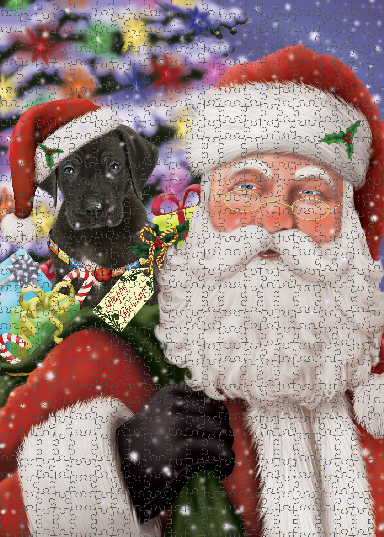 Great Dane Jigsaw Puzzle for Adults Interlocking Games Christmas Dog Gift NWT - Picture 43 of 52