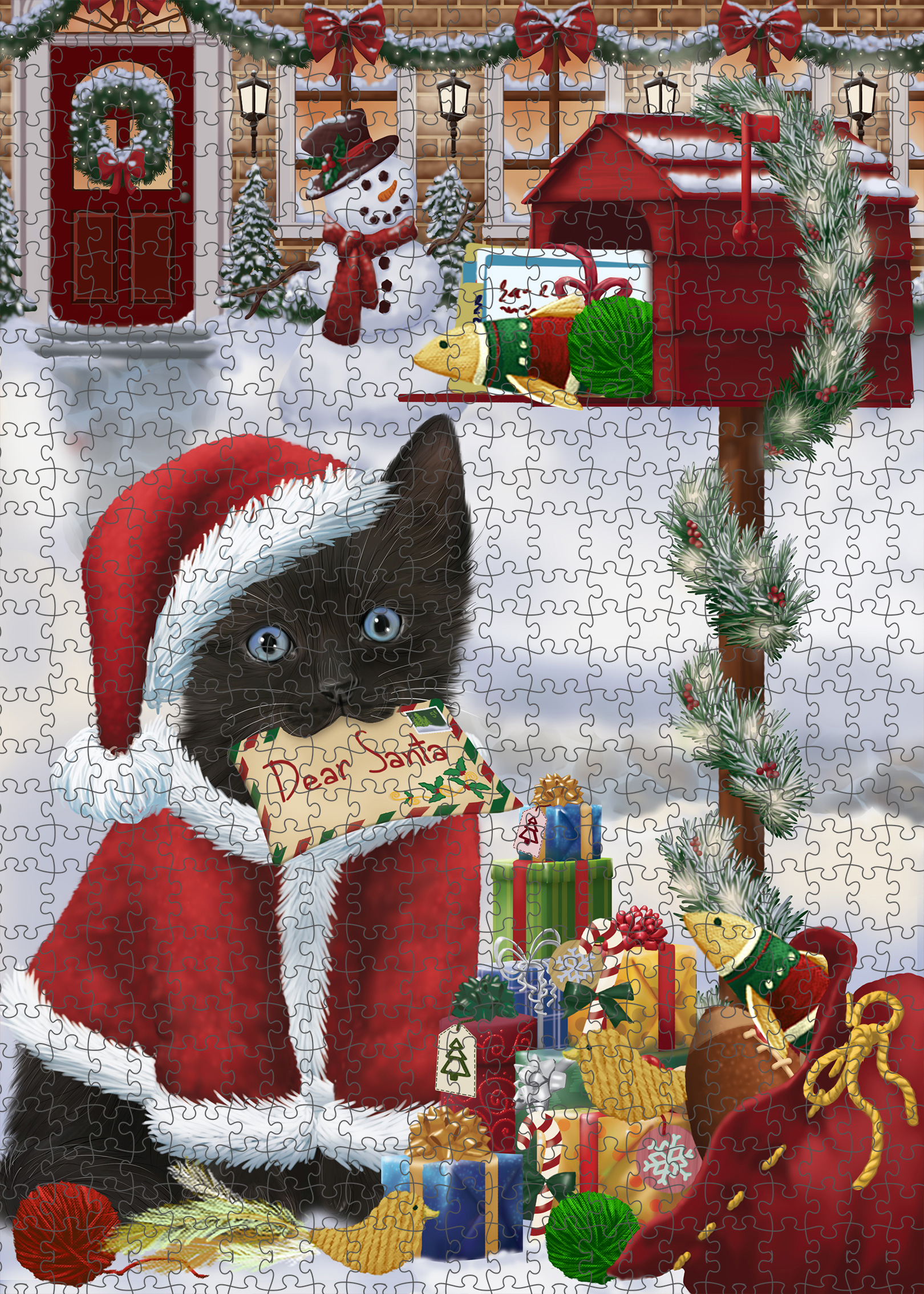 Black Cat Jigsaw Puzzle for Adults Interlocking Games Christmas Gift NWT - Picture 41 of 51