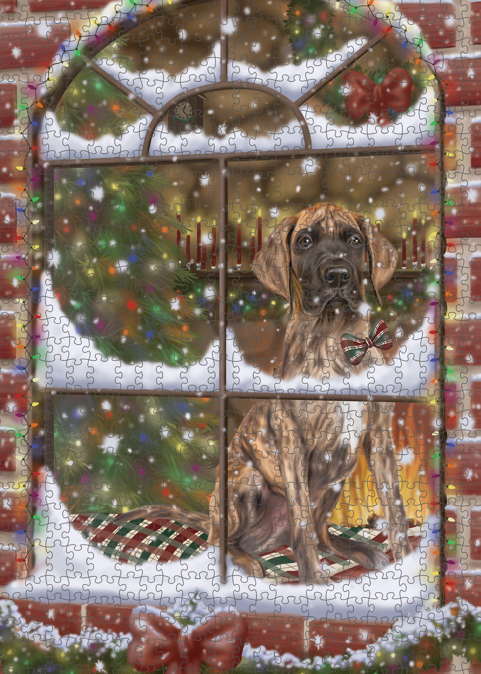 Great Dane Jigsaw Puzzle for Adults Interlocking Games Christmas Dog Gift NWT - Picture 33 of 52