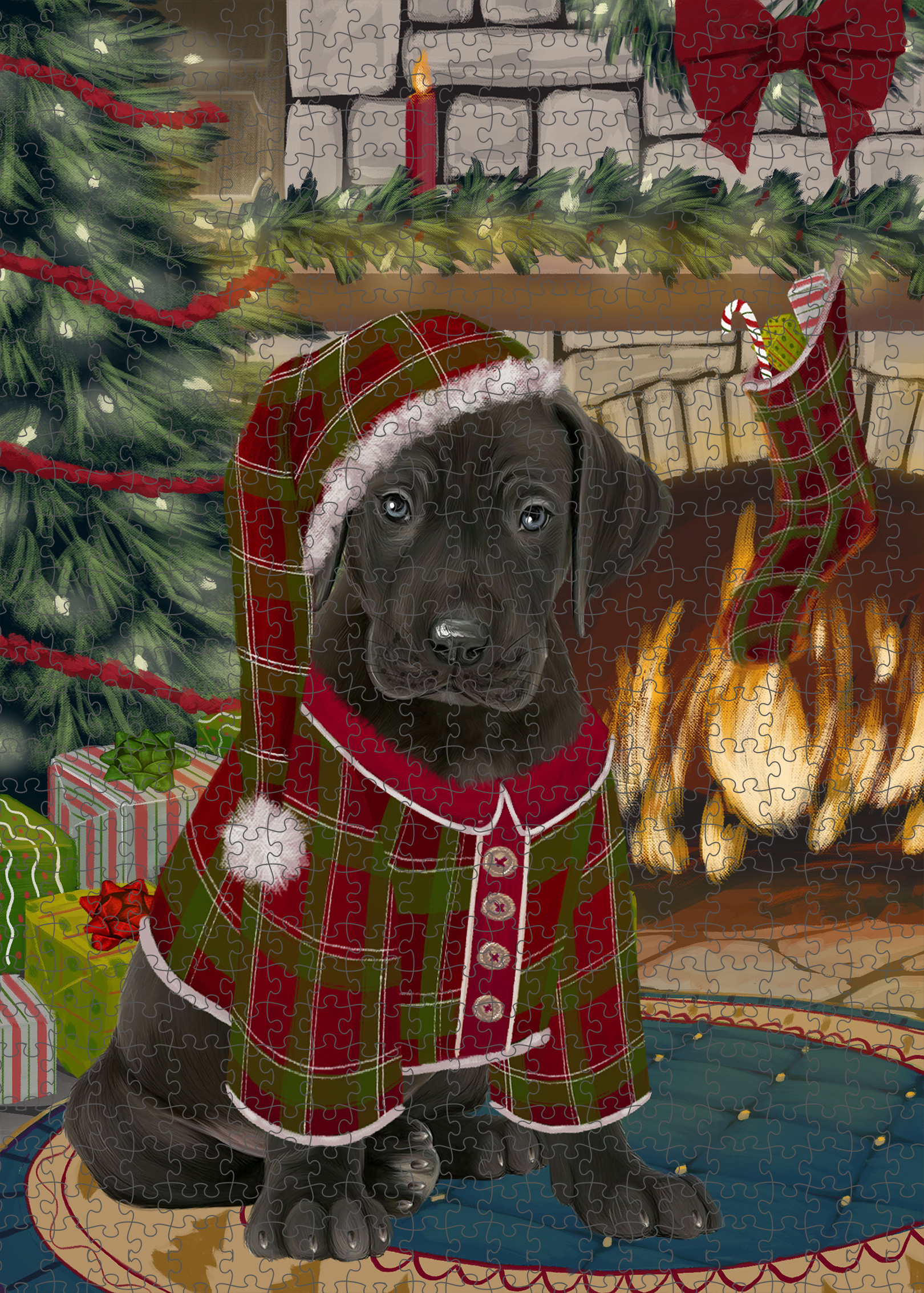 Great Dane Jigsaw Puzzle for Adults Interlocking Games Christmas Dog Gift NWT - Picture 20 of 52