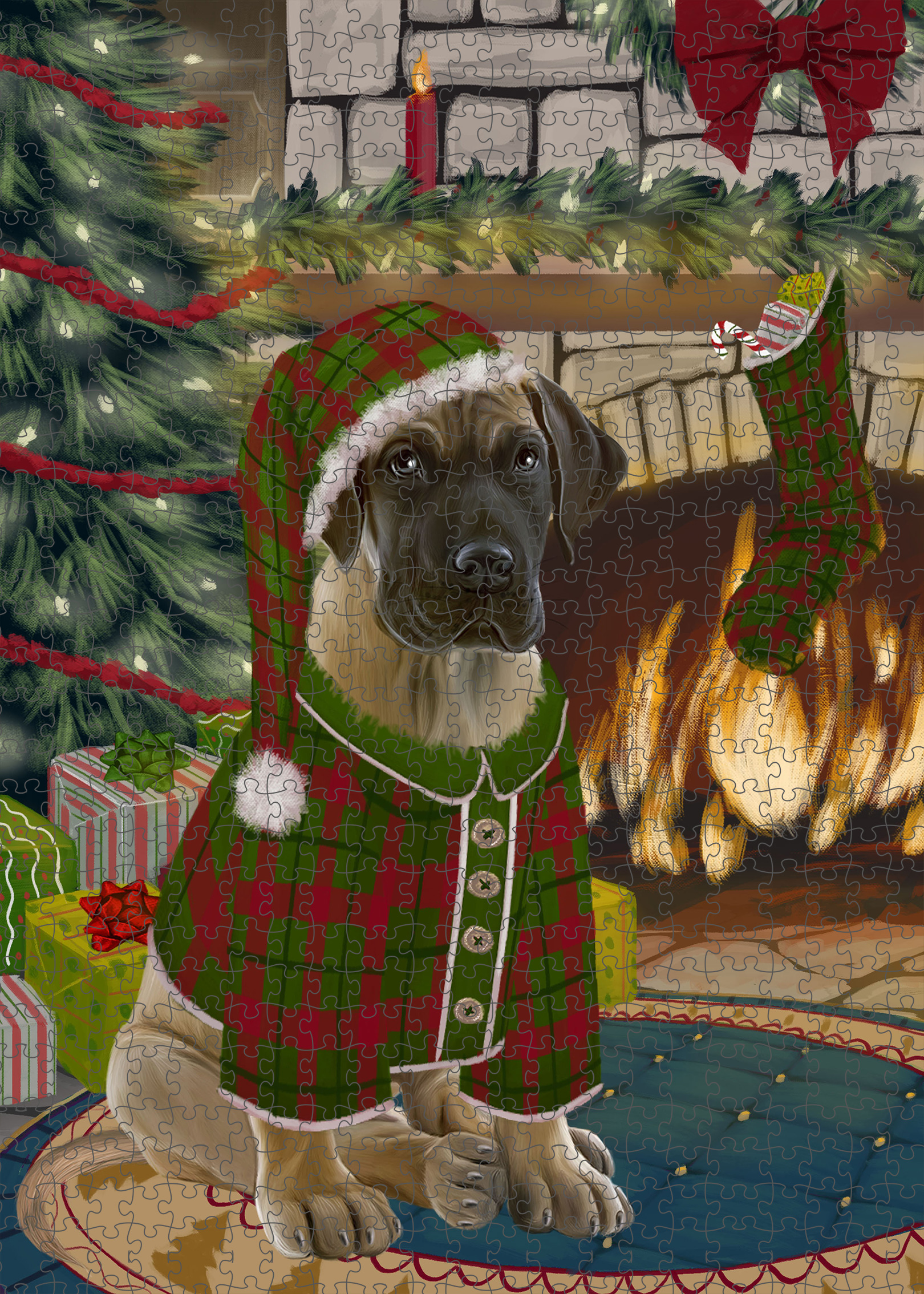 Great Dane Jigsaw Puzzle for Adults Interlocking Games Christmas Dog Gift NWT - Picture 32 of 52