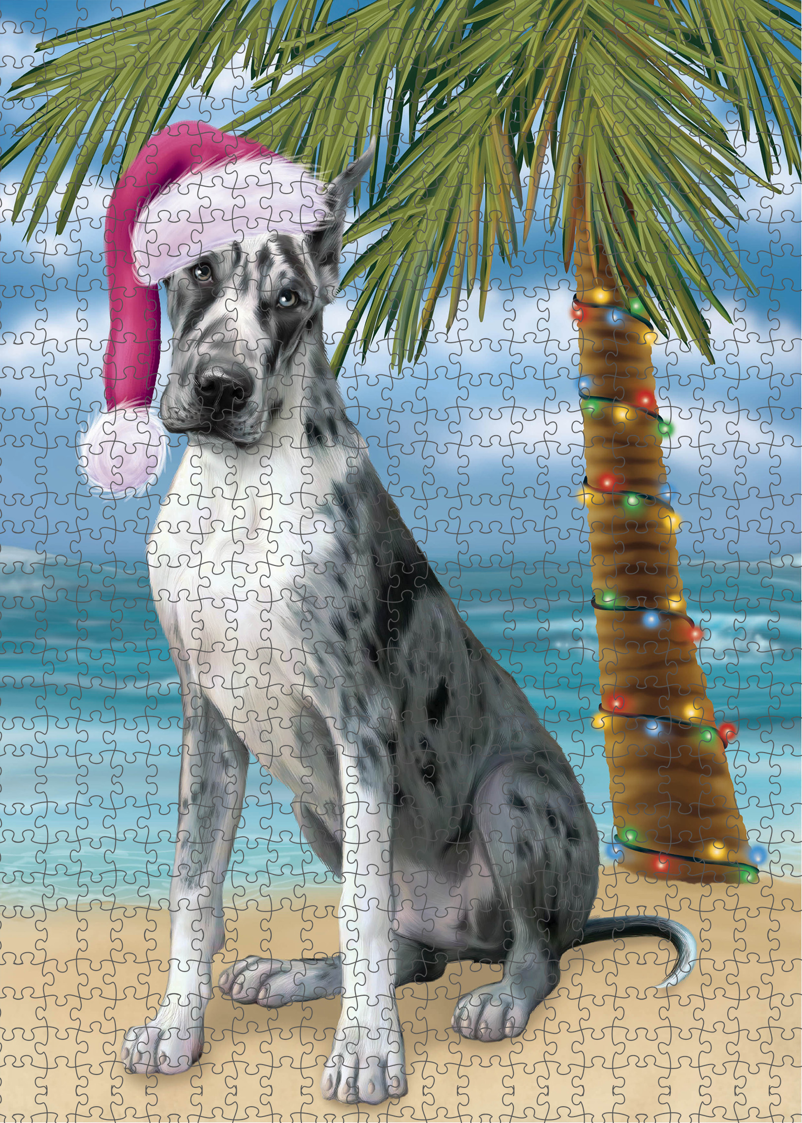 Great Dane Jigsaw Puzzle for Adults Interlocking Games Christmas Dog Gift NWT - Picture 18 of 52
