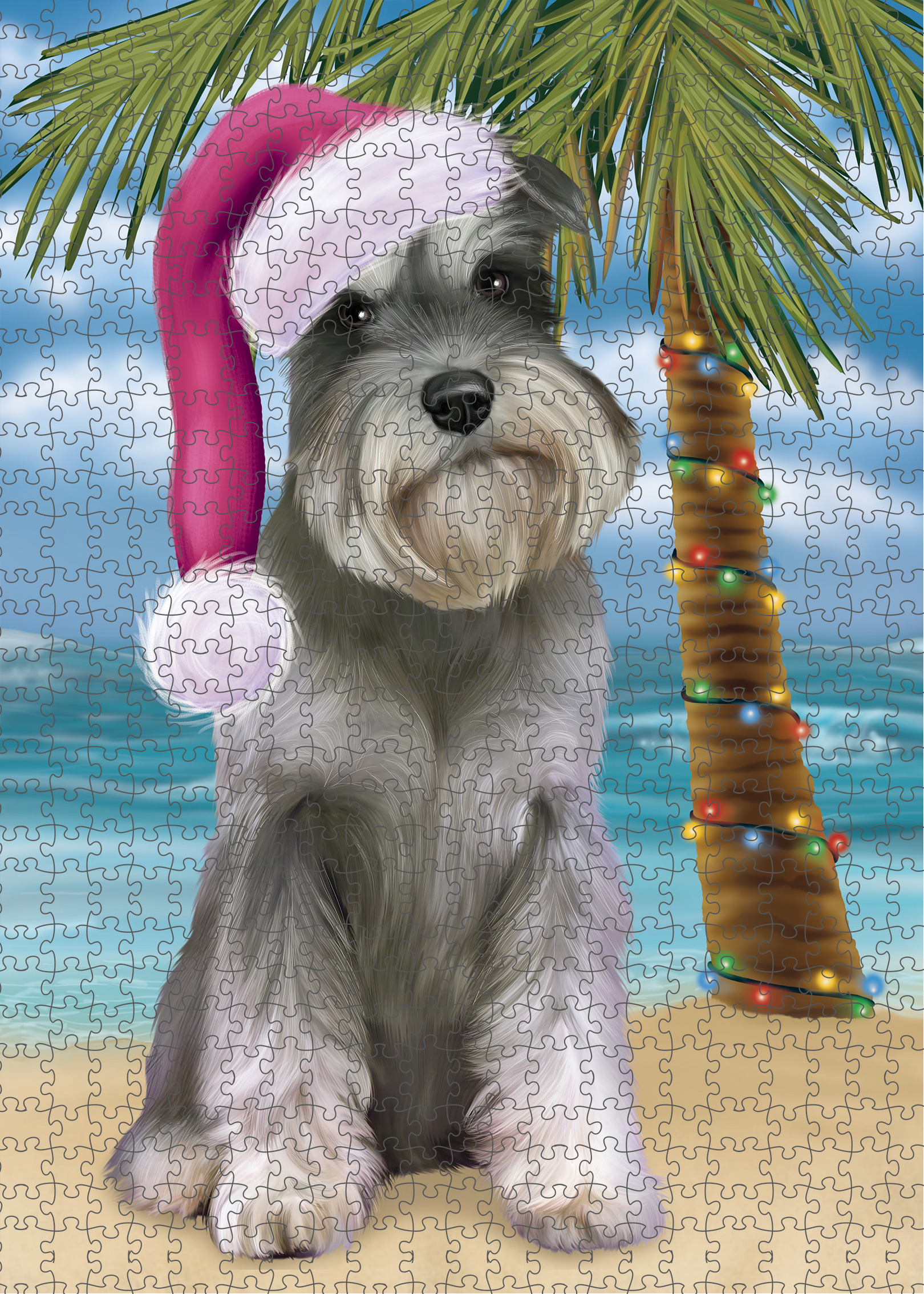 Schnauzer Jigsaw Puzzle for Adults Interlocking Games Christmas Dog Gift NWT - Picture 19 of 53