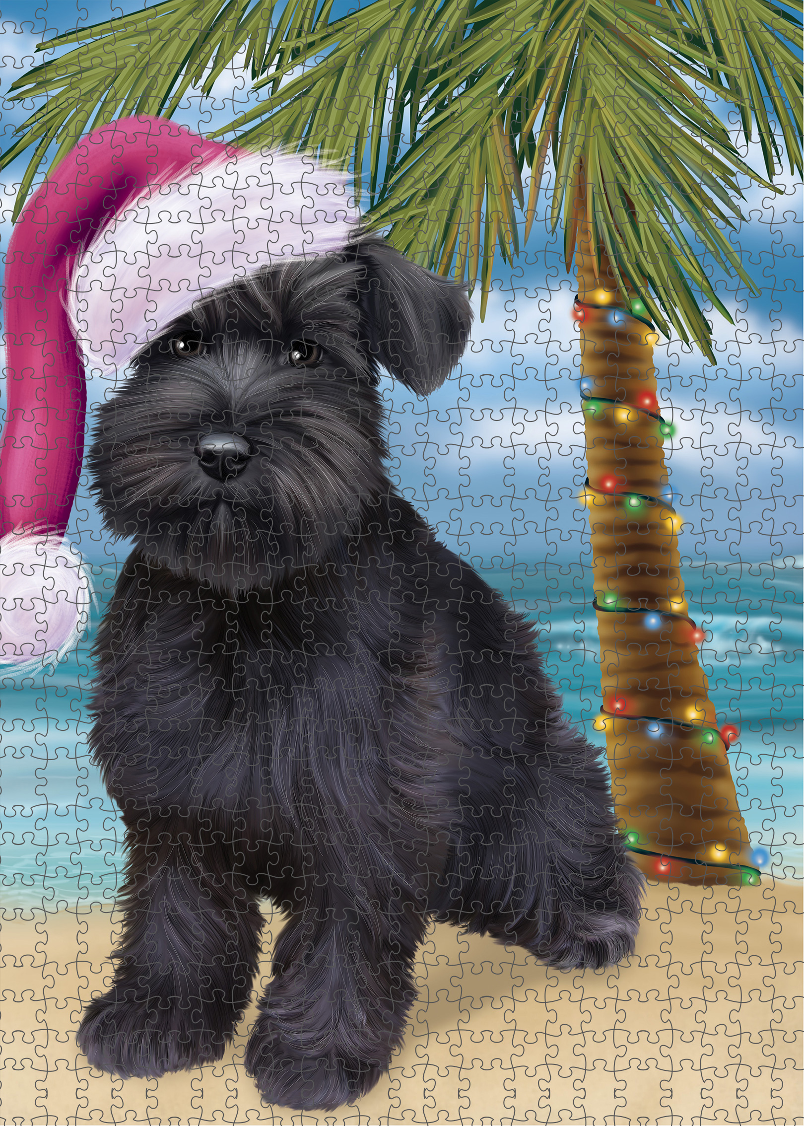 Schnauzer Jigsaw Puzzle for Adults Interlocking Games Christmas Dog Gift NWT - Picture 29 of 53