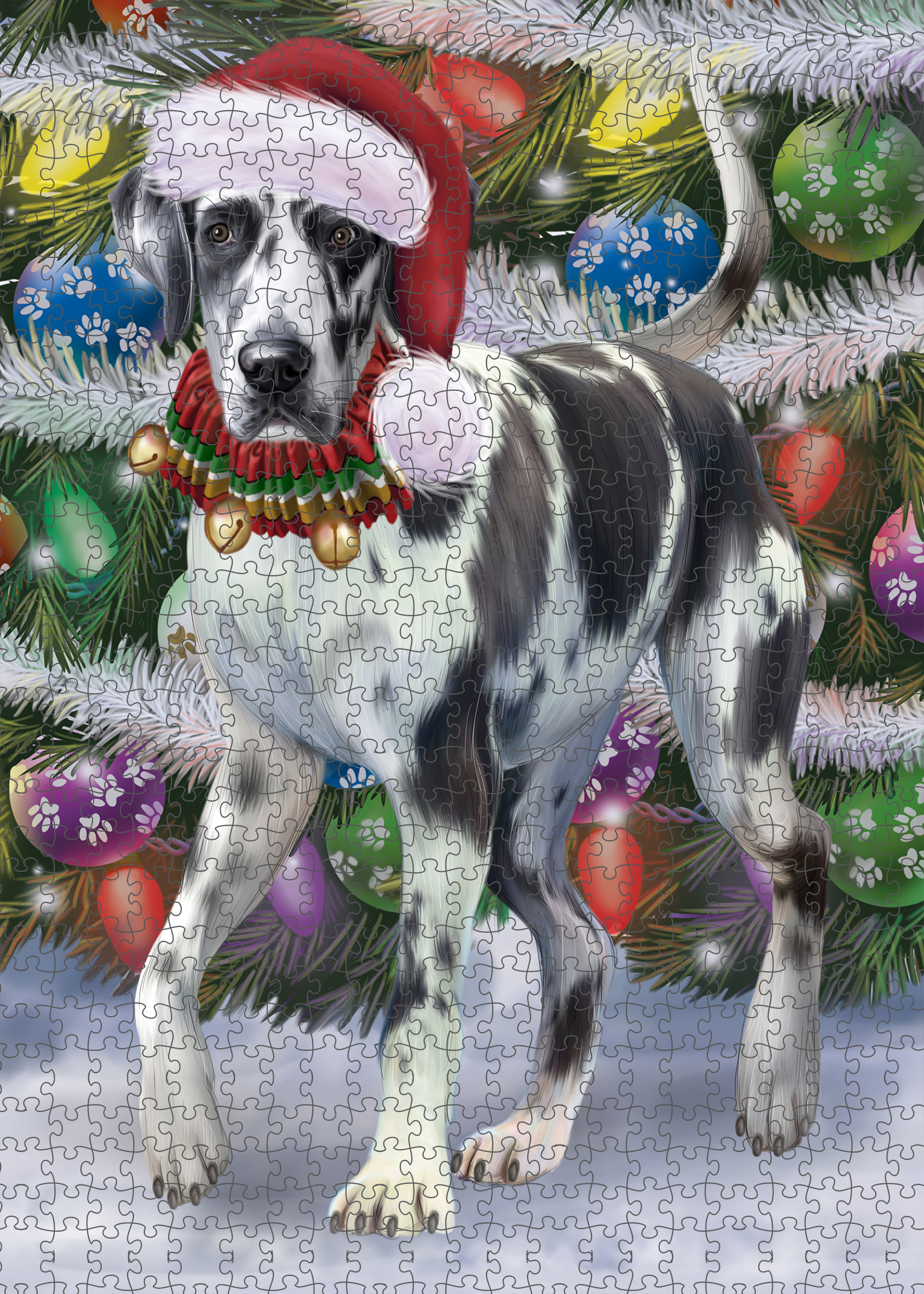 Great Dane Jigsaw Puzzle for Adults Interlocking Games Christmas Dog Gift NWT - Picture 41 of 52