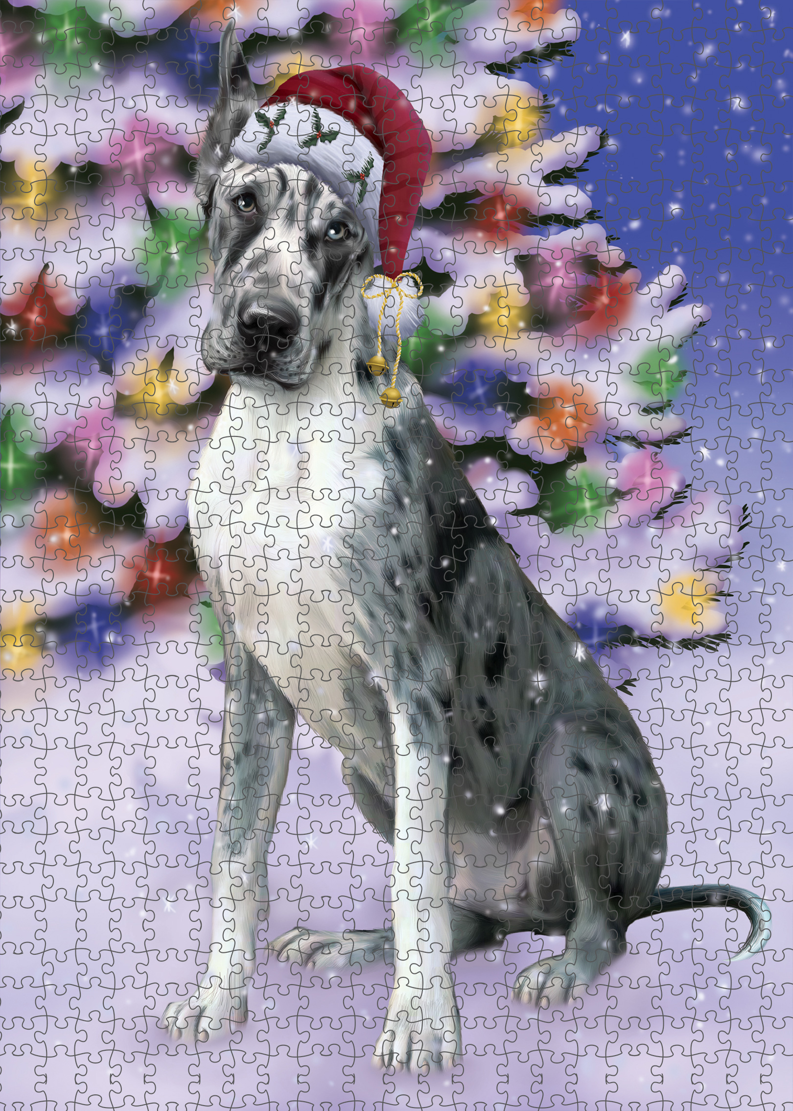 Great Dane Jigsaw Puzzle for Adults Interlocking Games Christmas Dog Gift NWT - Picture 44 of 52