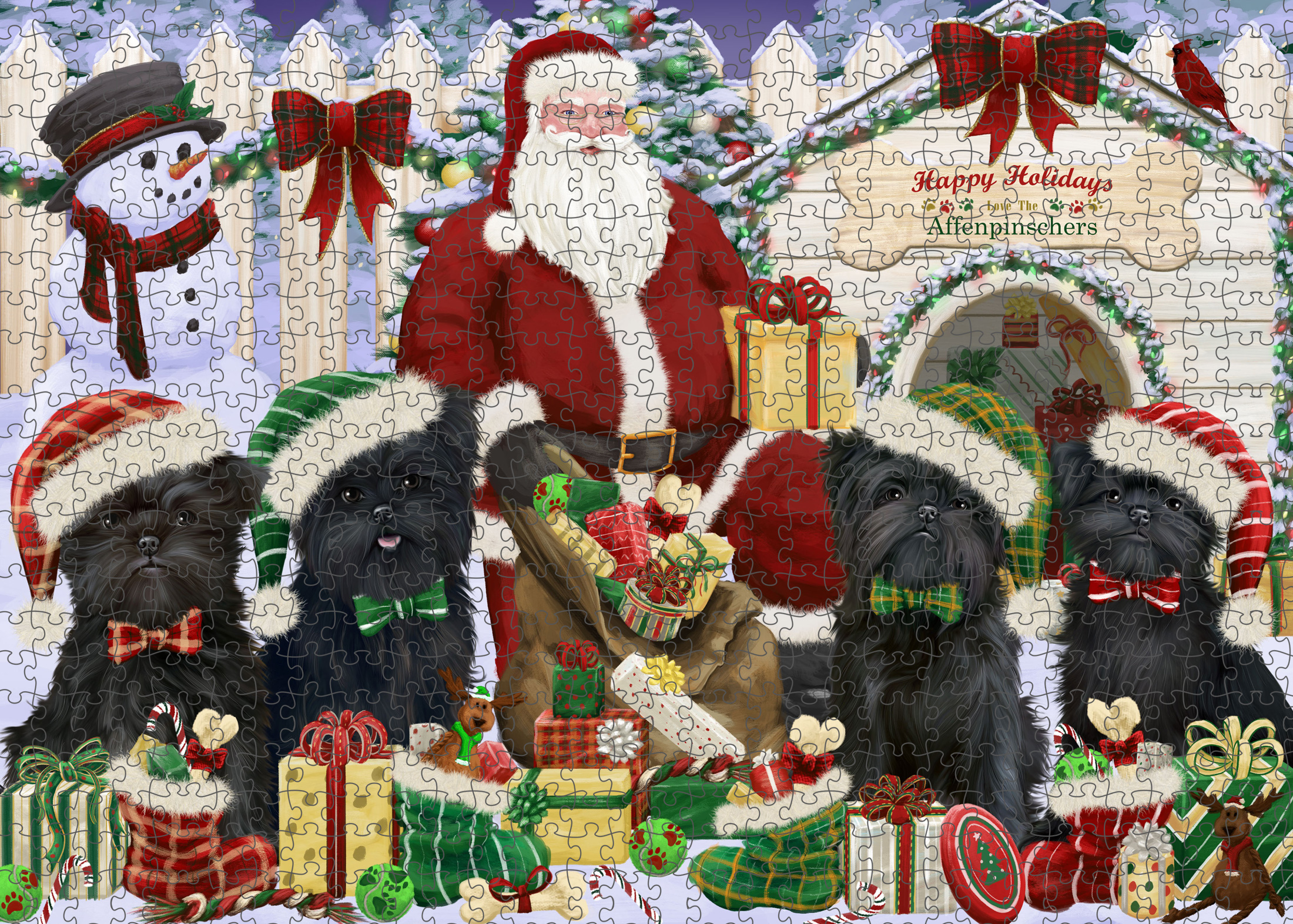 Affenpinscher Jigsaw Puzzle for Adults Interlocking Games Christmas Dog Gift NWT - Picture 11 of 53