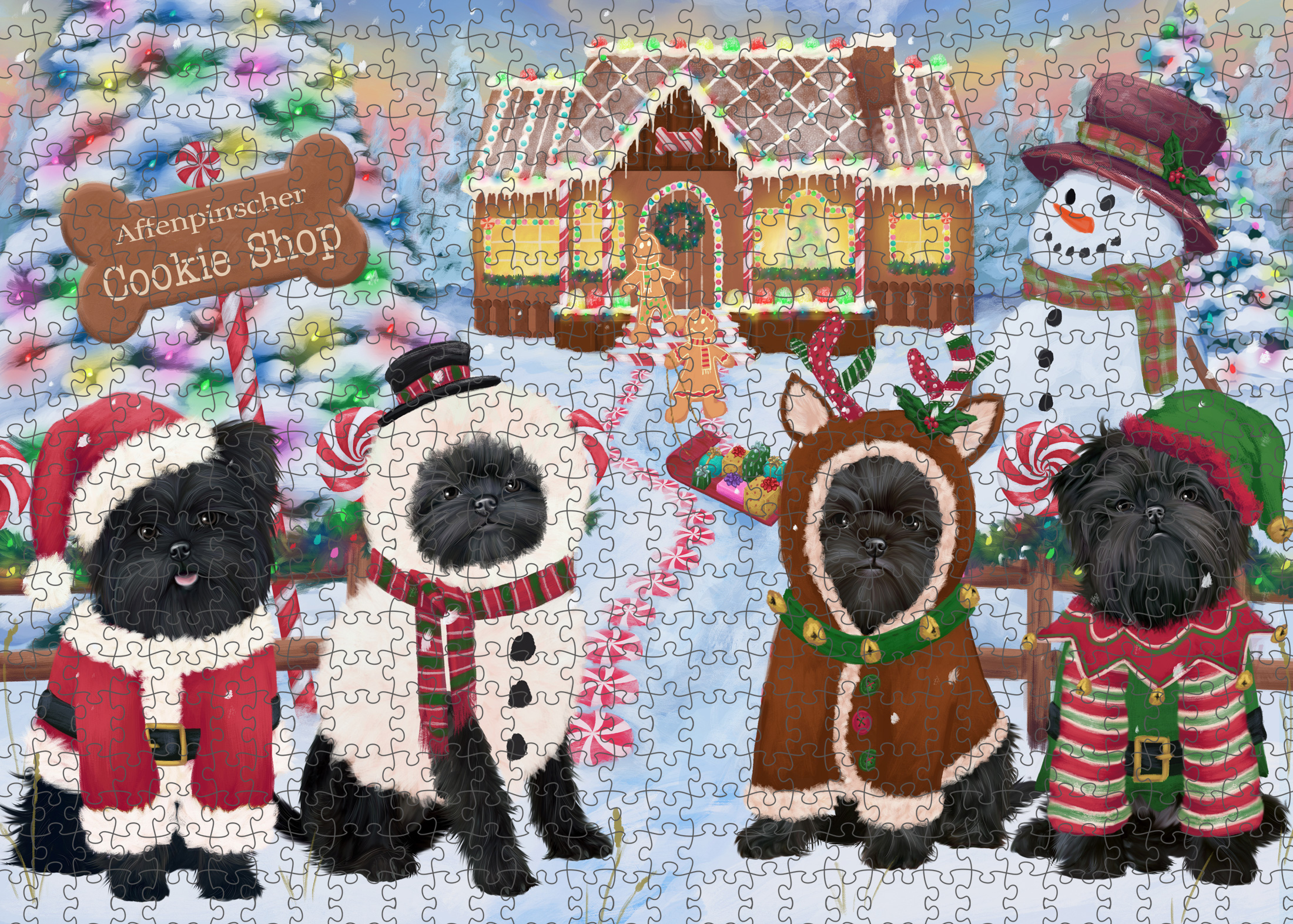 Affenpinscher Jigsaw Puzzle for Adults Interlocking Games Christmas Dog Gift NWT - Picture 18 of 53