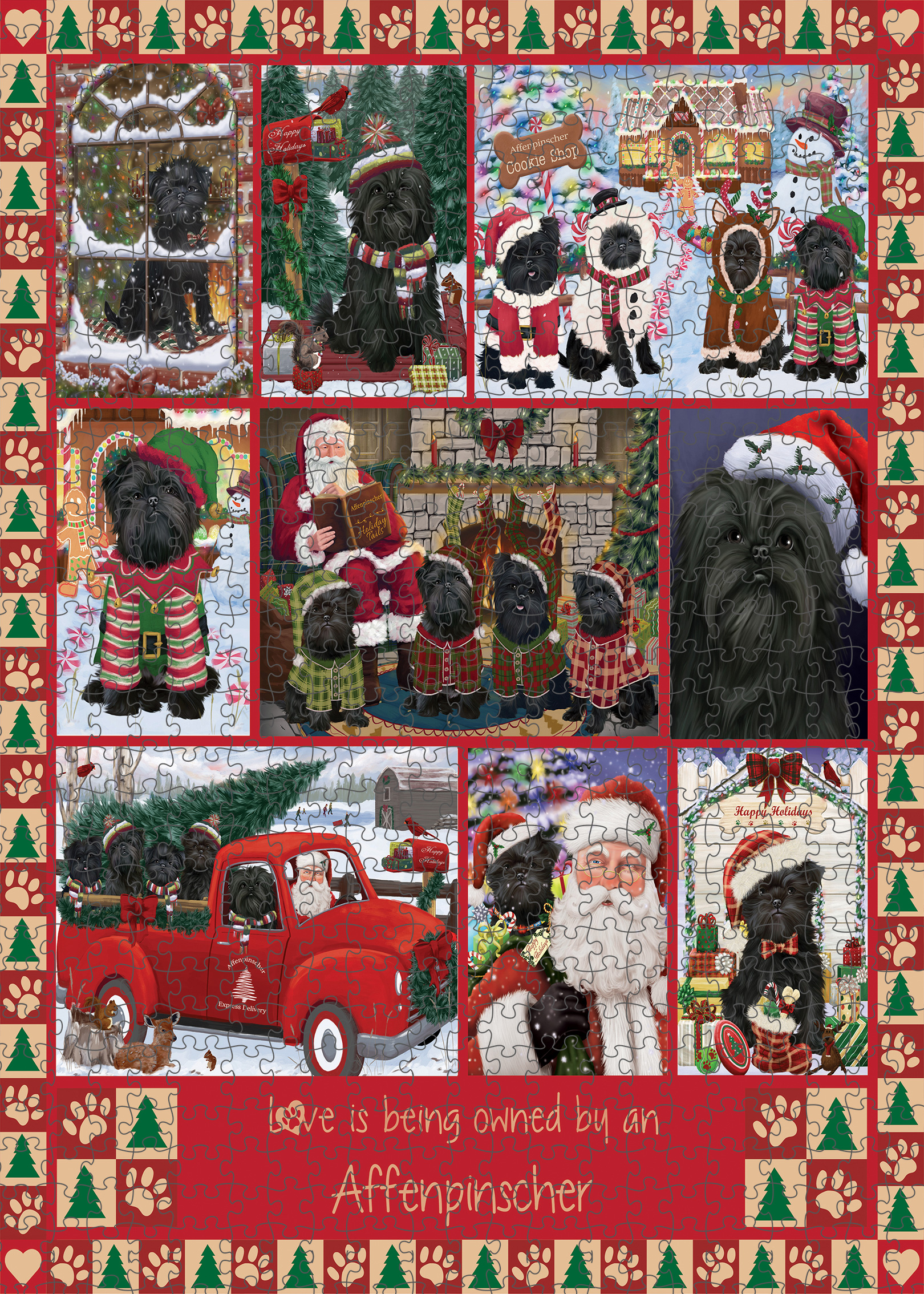 Affenpinscher Jigsaw Puzzle for Adults Interlocking Games Christmas Dog Gift NWT - Picture 32 of 53