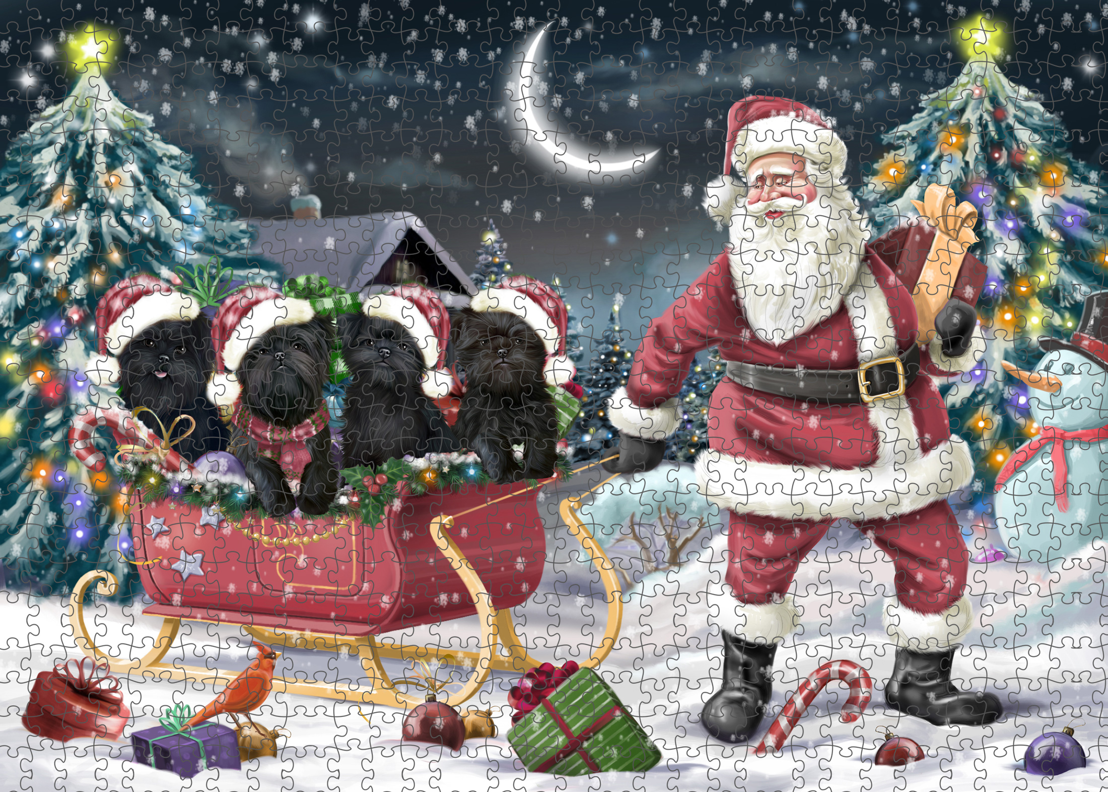 Affenpinscher Jigsaw Puzzle for Adults Interlocking Games Christmas Dog Gift NWT - Picture 40 of 53